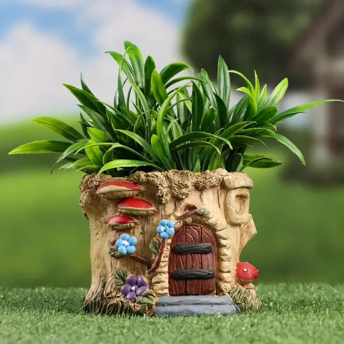 Кашпо  Кашпо "Домик феи" 10х9х9см