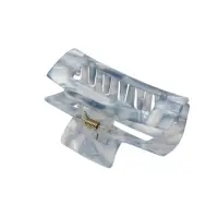 Краб для волос "Линда" прямой, 8х3,5 см, микс