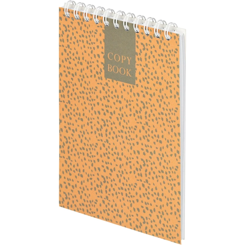 Блокнот А6,60л,точка,греб.верхн,обл.глянц.лам. Attache Fleur Коралл