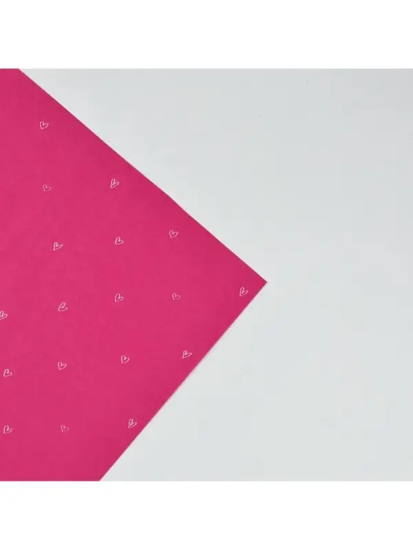 Бумага упаковочная тишью &laquo;Сердечки&raquo;, 50&times;70 см