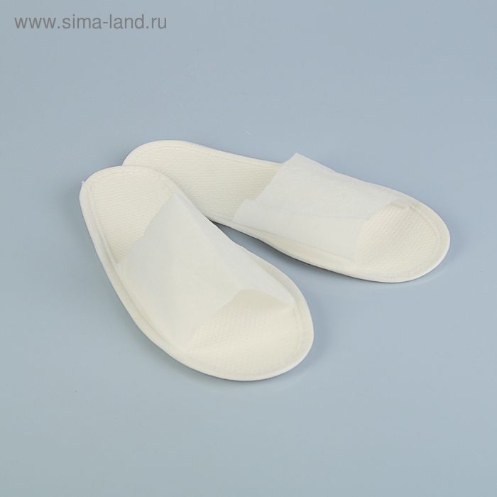 Тапочки одноразовые,  Тапочки одноразовые, "Стандарт Эва", подошва 3-5 мм, белые