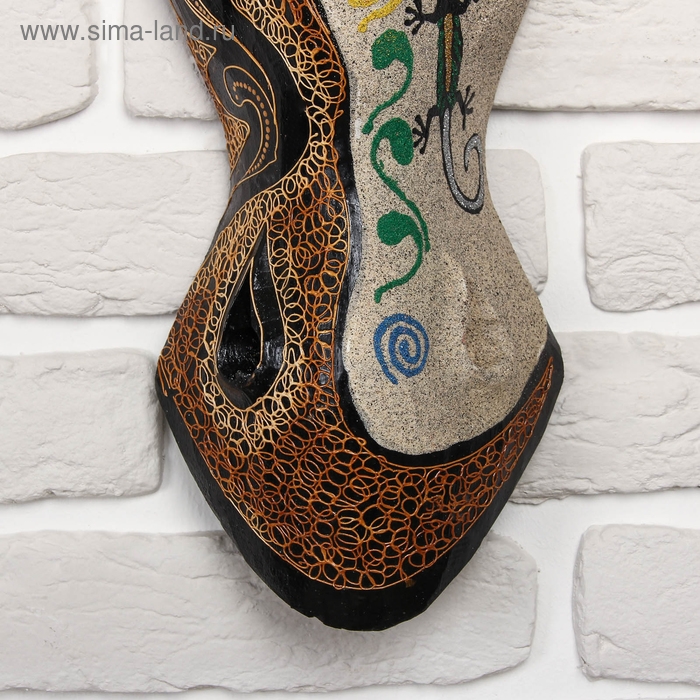 Маска дерево "Зебра" 50х16х7 см