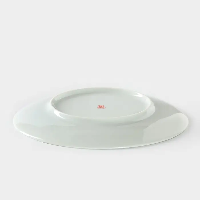 Тарелка фарфоровая «Тулуза», d=17,5 см, цвет белый