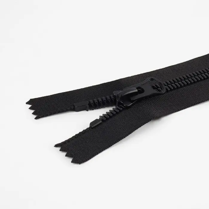 Молния «Трактор», №8, неразъёмная, замок автомат, 18 см, чёрная