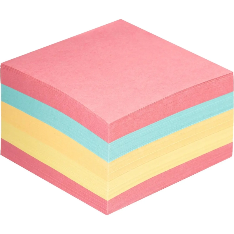 Блок для записей ATTACHE запасной 9х9х5 разноцветный 80г