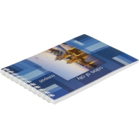 Блокнот Attache Economy Города А6 40л. разноцв.,клетка,спираль (105х145мм)