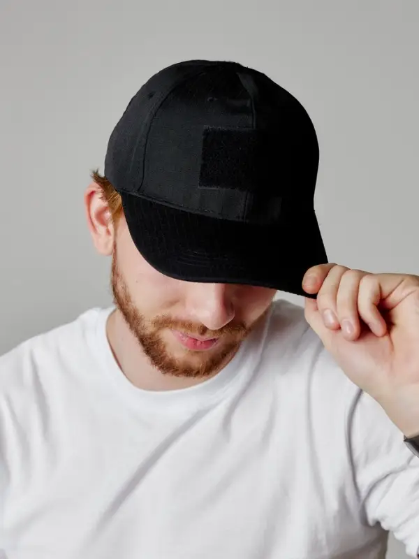 Кепка тактическая Storm tactic с липучкой, черный