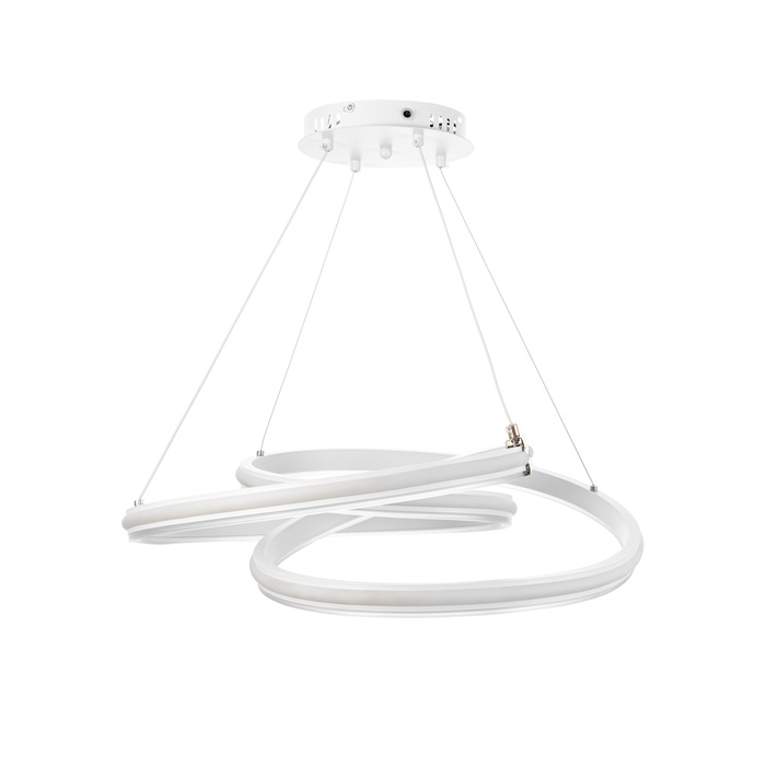 Светильник с ПДУ Светильник с ПДУ "Роули" LED 190Вт 3000-6000К белый 56х56х13-110 см