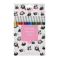 Фломастеры 12 цветов BrunoVisconti HappyColor, МИКС