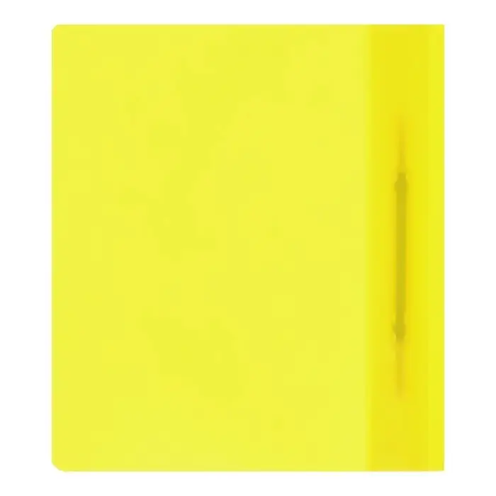 Набор папок-скоросшивателей А5, 5 штук, Calligrata, 180 мкм, с прозрачным верхом, жёлтый