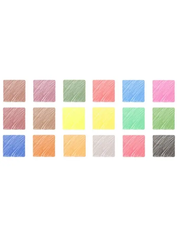 Карандаши Calligrata, цветные, 18 цветов, эконом, трёхгранные, пластиковые