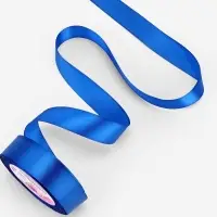 Лента атласная, 25 мм, 23&plusmn;1 м, синяя №40