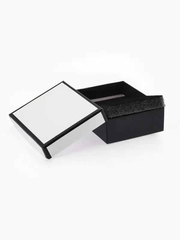 Коробочка подарочная под набор  Коробочка подарочная под набор "Стиль", 7*9 см, цвет чёрно-белый