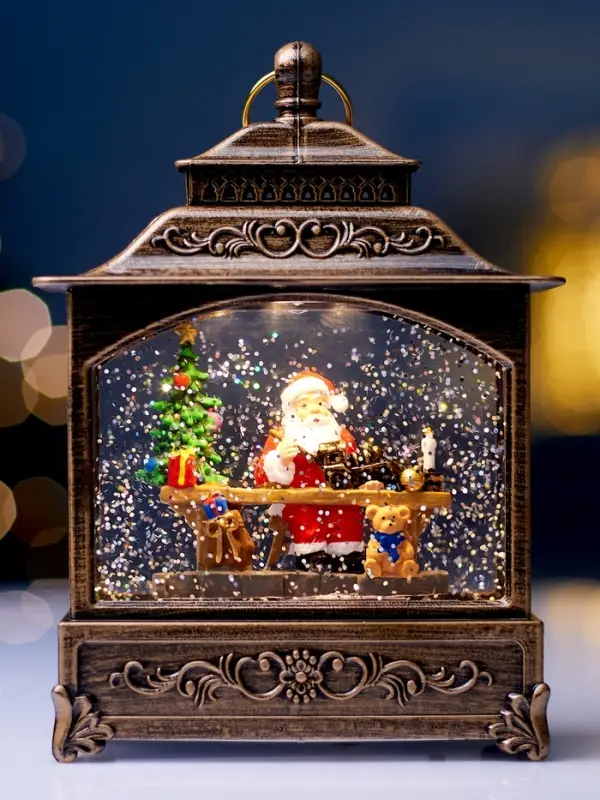 Фигура светодиодная  Фигура светодиодная "Дед Мороз" 5.5х14х19.5 см, 3хААА (не в компл.), музыка, USB, Т/БЕЛЫЙ