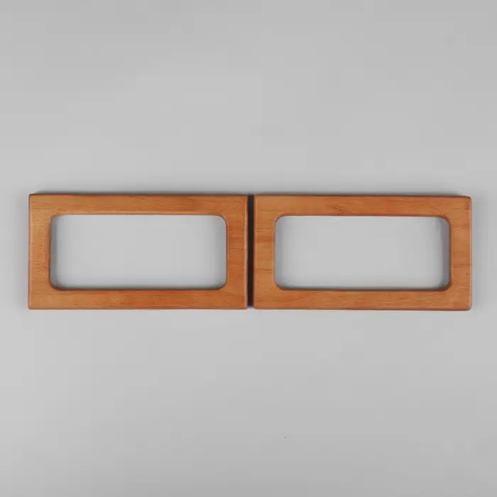 Ручки для сумки деревянные, 15&times;8 см, 2 шт., светло-коричневые
