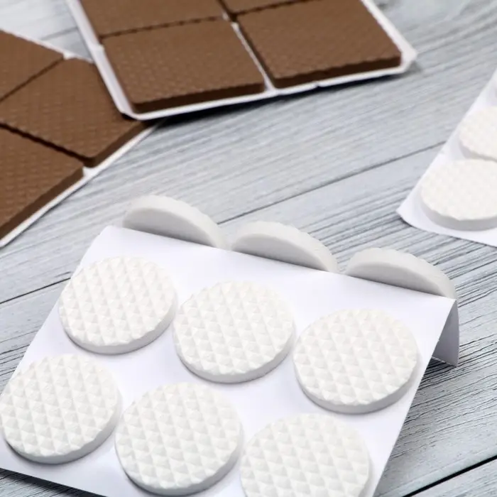 Накладка мебельная круглая ТУНДРА, d=25 мм, 18 шт., полимерная, белая