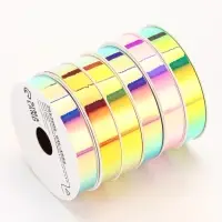 Лента упаковочная для декора и подарков, неон, МИКС, 1.2 см &times; 5 м&plusmn;5%