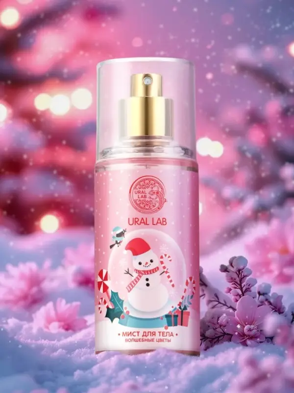 Мист для тела Happy Moments, 88 мл, аромат волшебные цветы, URAL LAB