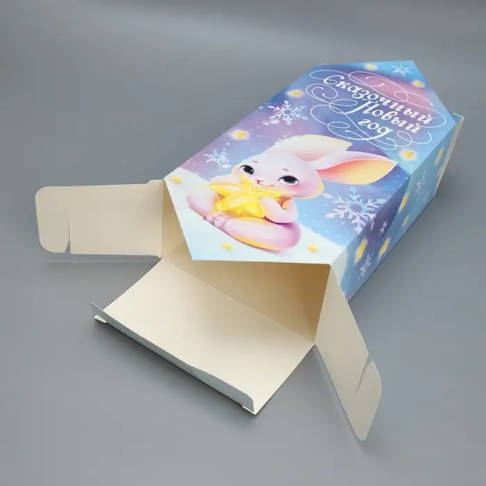 Подарочная коробка - конфета новогодняя складная «Сказочный Новый Год», 18 х 28 х 10 см Подарочная коробка - конфета новогодняя складная «Сказочный Новый Год», 18 х 28 х 10 см