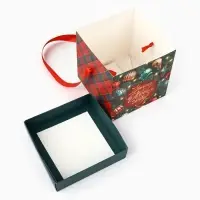 Коробка подарочная складная &laquo;Уюта в Новом году&raquo;, 15&times;15&times;15 см
