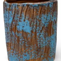 Декоративный горшок для цветов &laquo;Подсолнух&raquo;, 9&times;9&times;10 см, керамический, Greengo