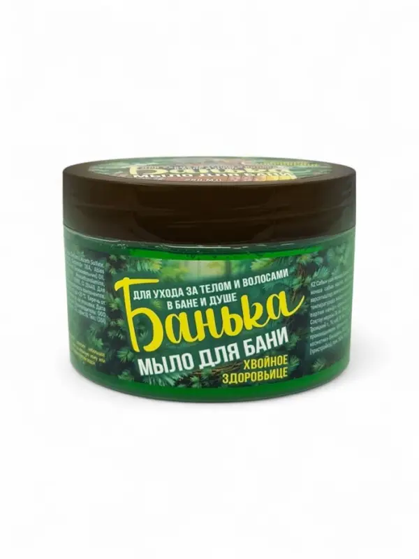 Мыло для бани густое «Банька» хвойное здоровьице, 250 мл Мыло для бани густое «Банька» хвойное здоровьице, 250 мл