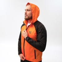 Ветровка ONLYTOP унисекс с сумкой orange, р. 48