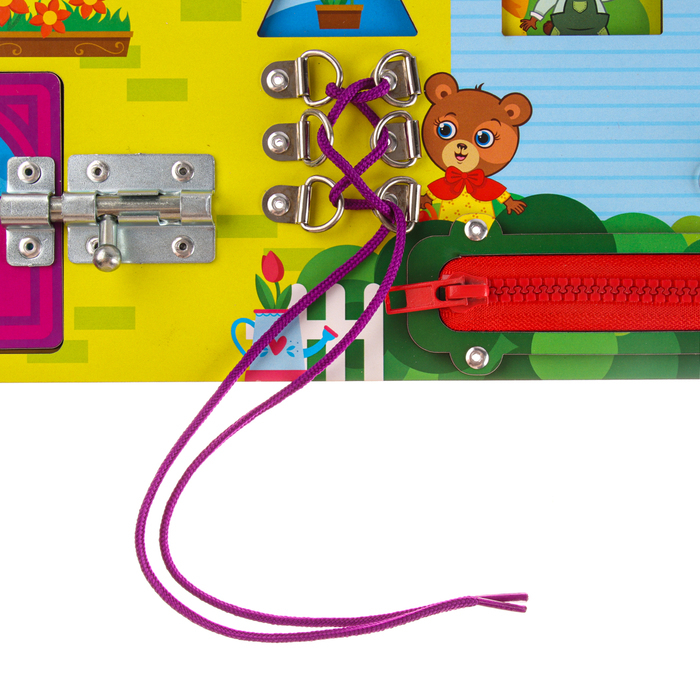 Бизиборд «Весёлый дом» Бизиборд «Весёлый дом»