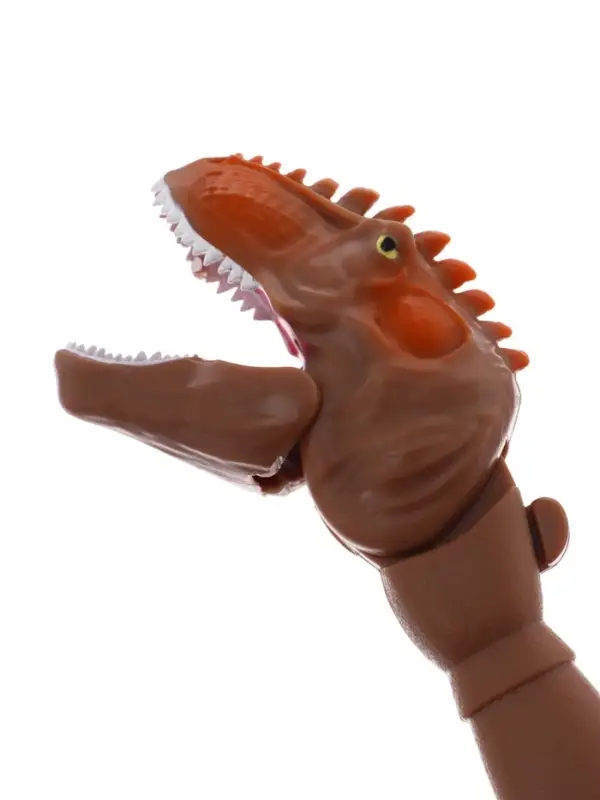 Ручка гелевая-прикол, Динозавр МИКС, с помощью кнопки пасть закрывается