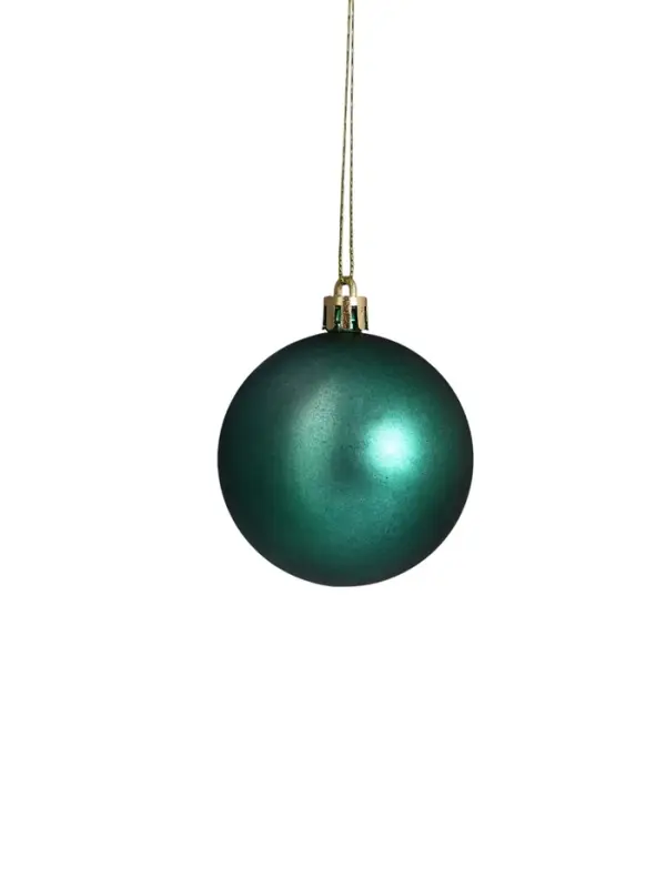 Ёлочные игрушки &laquo;Гармония&raquo;, шары новогодние, набор 9 шт., d=5.5 см, зелёный/белый