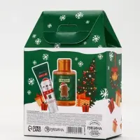 Новогодний подарочный набор косметики «С Новым Годом»: гель для душа 110 мл и крем для рук 30 мл, URAL LAB Новогодний подарочный набор косметики «С Новым Годом»: гель для душа 110 мл и крем для рук 30 мл, URAL LAB