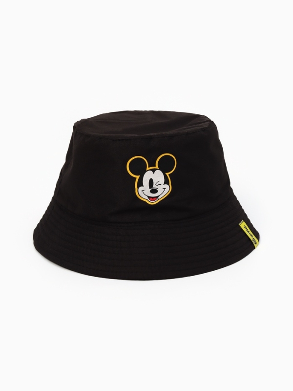 Панама, размер 58-60, чёрная, Микки, Маус