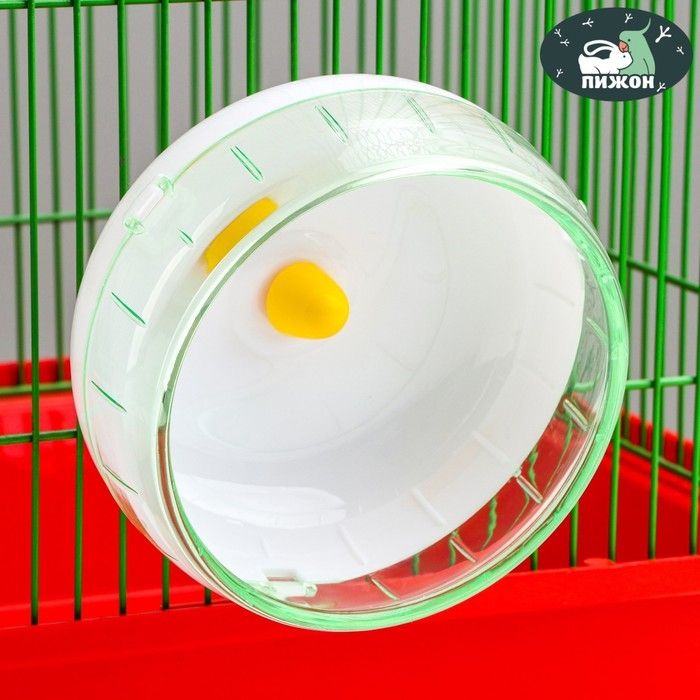 Колесо для грызунов тихое, 14 см, зелёное Колесо для грызунов тихое, 14 см, зелёное