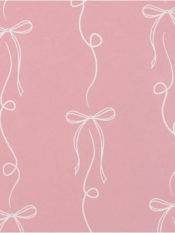 Бумага упаковочная глянцевая &laquo;Бантики&raquo;, 70 &times; 100 см