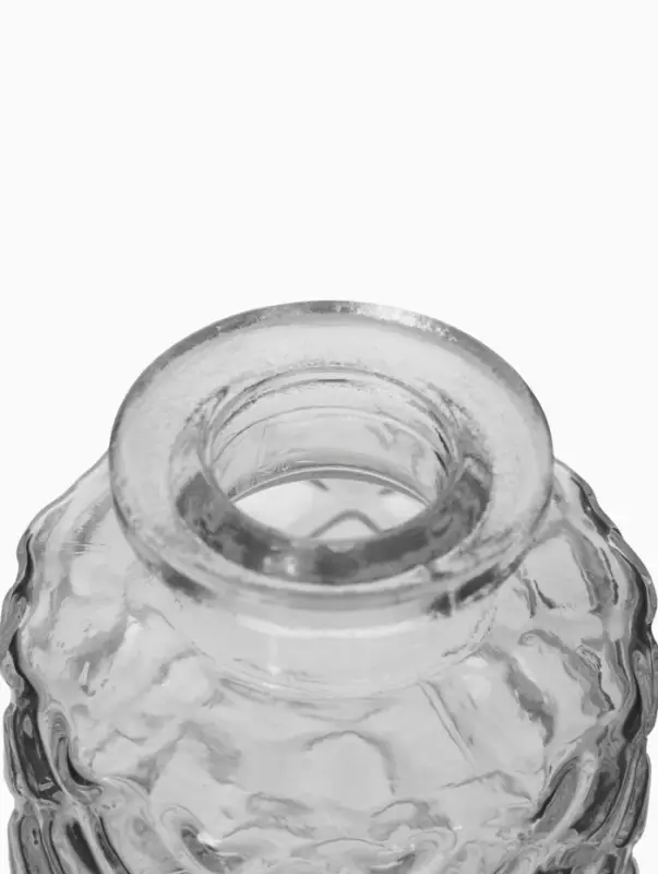 Ваза настольная стекло "Миниатюра" (набор 12 шт) 8-13 см, прозрачный