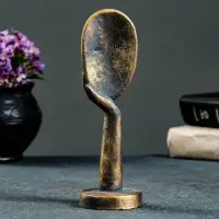 Фигурка гипс &laquo;Бюст: Маска в руке&raquo;, винтаж, 20 см