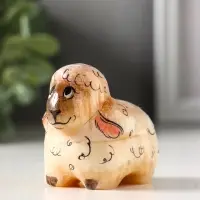 Фигурка &laquo;Овечка Долли&raquo;, 6&times;7 см, селенит, МИКС