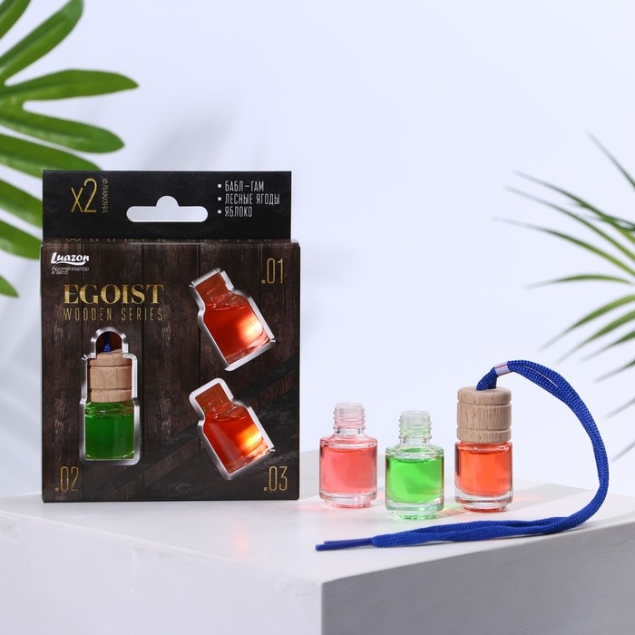 Ароматизатор со сменным блоком: баббл-гам, лесные ягоды, яблоко Ароматизатор со сменным блоком: баббл-гам, лесные ягоды, яблоко