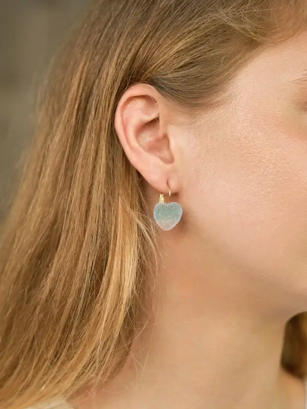 Серьги ассорти &laquo;Мармеладные сердечки&raquo;, в сахаре, цвет МИКС