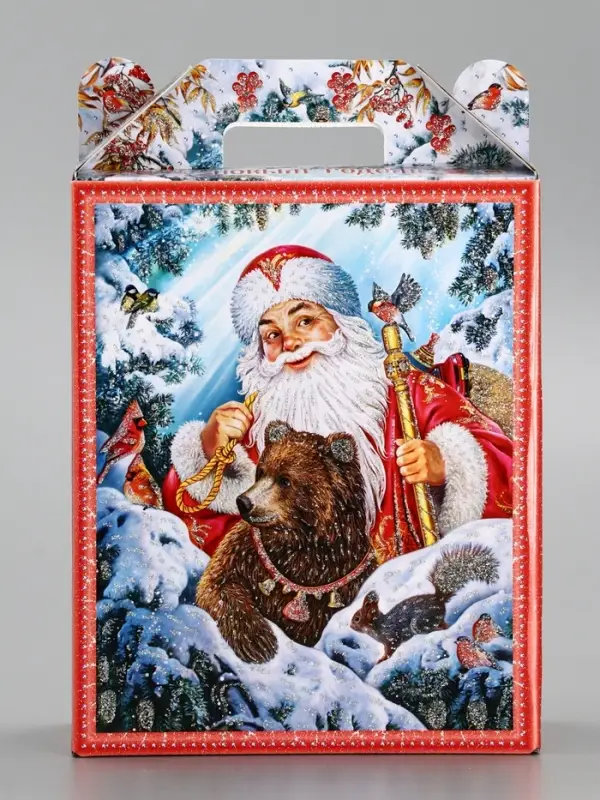 Подарочная новогодняя коробка «Зимняя сказка», для сладких подарков, 16.8×7×25 см Подарочная новогодняя коробка «Зимняя сказка», для сладких подарков, 16.8×7×25 см