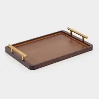 Подносы с ручками Magistro Garona, набор 3 шт., бамбук