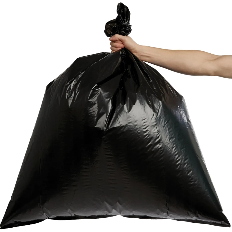 Мешки для мусора ПВД 180л 35мкм 10шт/рул черные 88x106см Удачные_СПБ