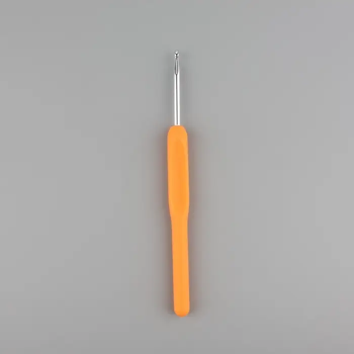 Крючок для вязания, с пластиковой ручкой, d=3.5 мм, 14 см, МИКС Крючок для вязания, с пластиковой ручкой, d=3.5 мм, 14 см, МИКС