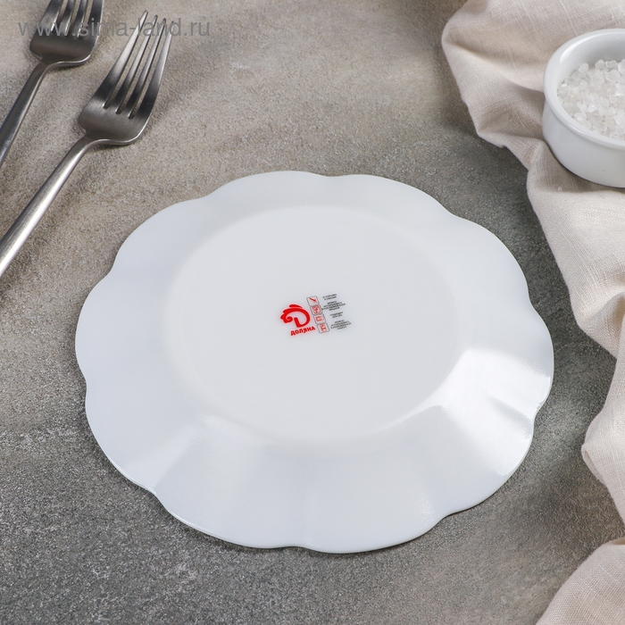 Тарелка десертная Доляна «Летняя романтика», d=17,5 см, стеклокерамика Тарелка десертная Доляна «Летняя романтика», d=17,5 см, стеклокерамика