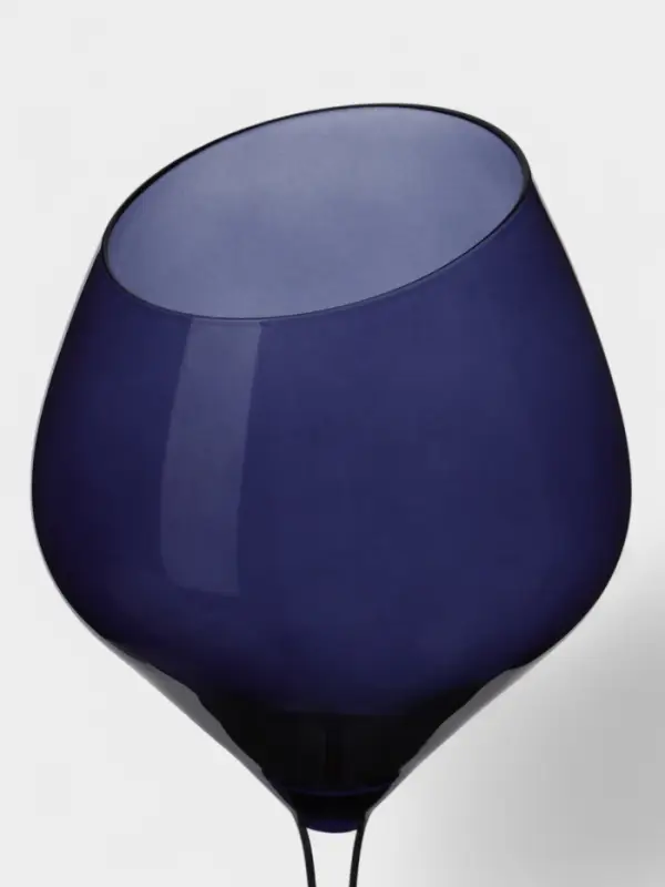 Бокал для вина Magistro &laquo;Иллюзия&raquo;, 540 мл, 10&times;24 см, стекло, синий