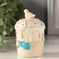 Шкатулка "Кулич пасхальный" 7х5 см, цветной