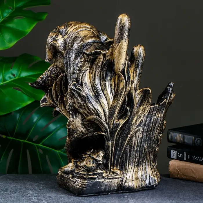 Подставка для бутылки &laquo;Охота&raquo;, под бронзу, 37&times;22.5&times;30 см