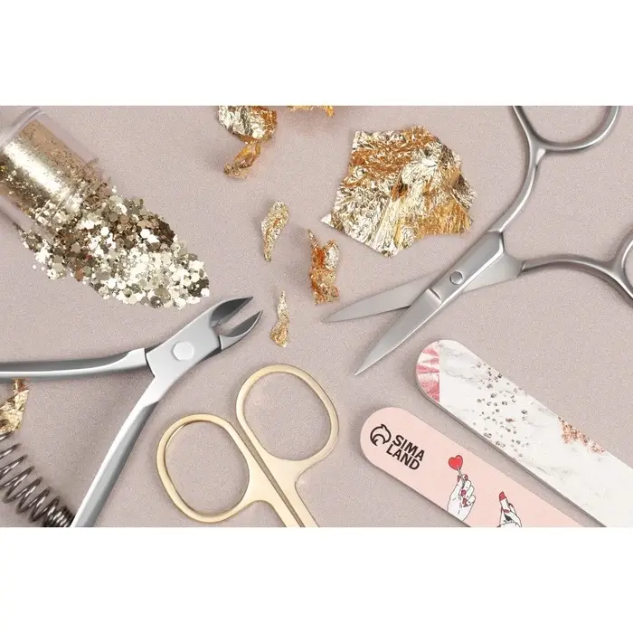 Пилка для ногтей «Пилю ногти», прямая, 180/240 грит, 18 см, разноцветная