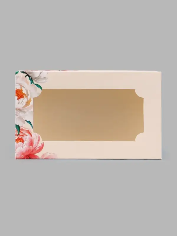 Коробка складная с окном,"С любовью",  25 х 15 х 7 см