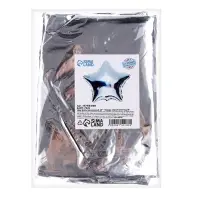 Воздушный шар фольгированный 18" «Звезда - серебро» Воздушный шар фольгированный 18" «Звезда - серебро»